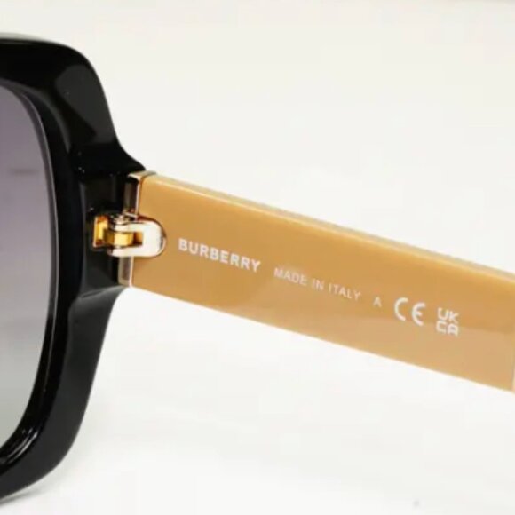New Burberry Sunglasses - Classic Plaid Print - Authentic with case - Picture 5 of 8